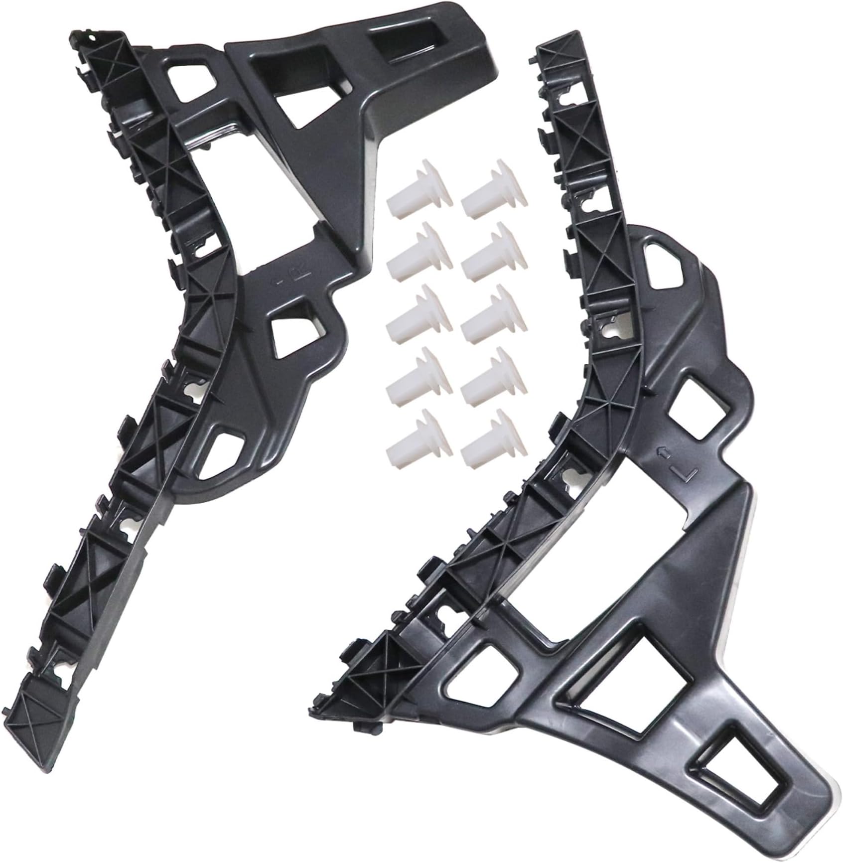 GXARTS 2 Pcs Rear Bumper Mounting Brackets Right Left With Clip 86613C1700 86614C1700 Compatible with Hyundai Sonata 2015-2019