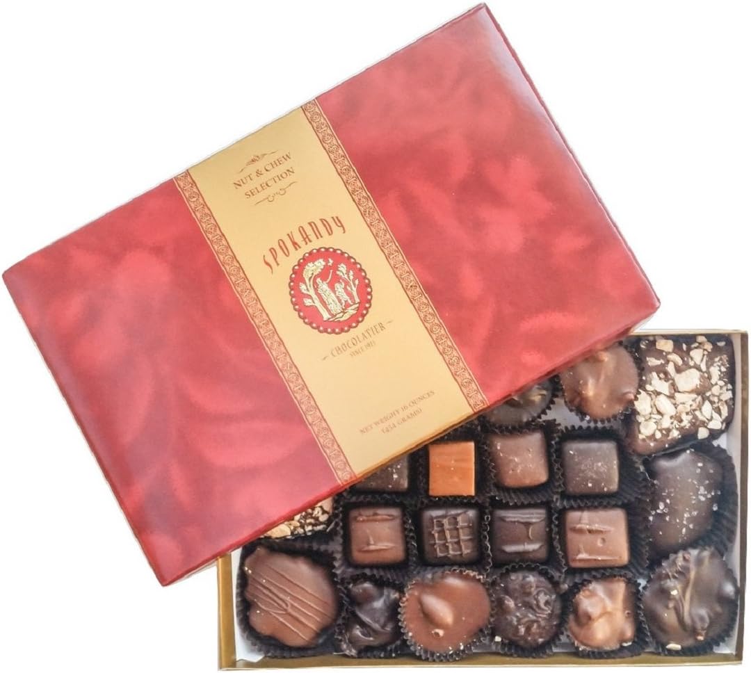 16 oz Nut & Chew Assortment by Spokandy Chocolatier