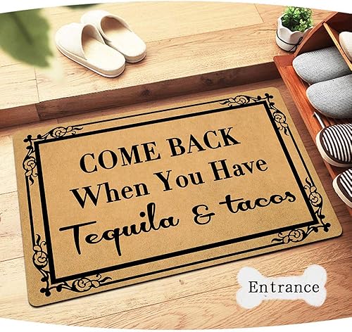Miniatura 2 de Divertidos tapetes de goma antideslizantes para puerta de entrada, tapete de cocina (23.6 x 15.7 pulgadas)