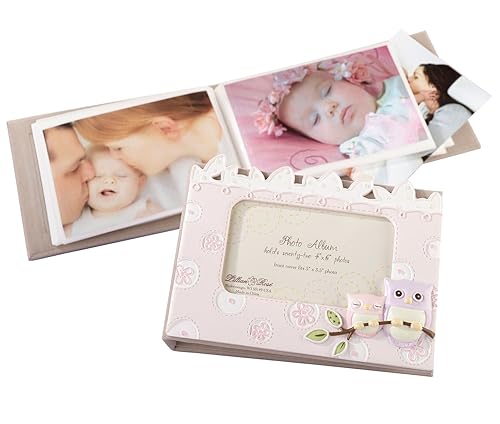 Lillian Rose - Álbum de fotos con marco de fotos, diseño de búho, 4.3 x 7.1in