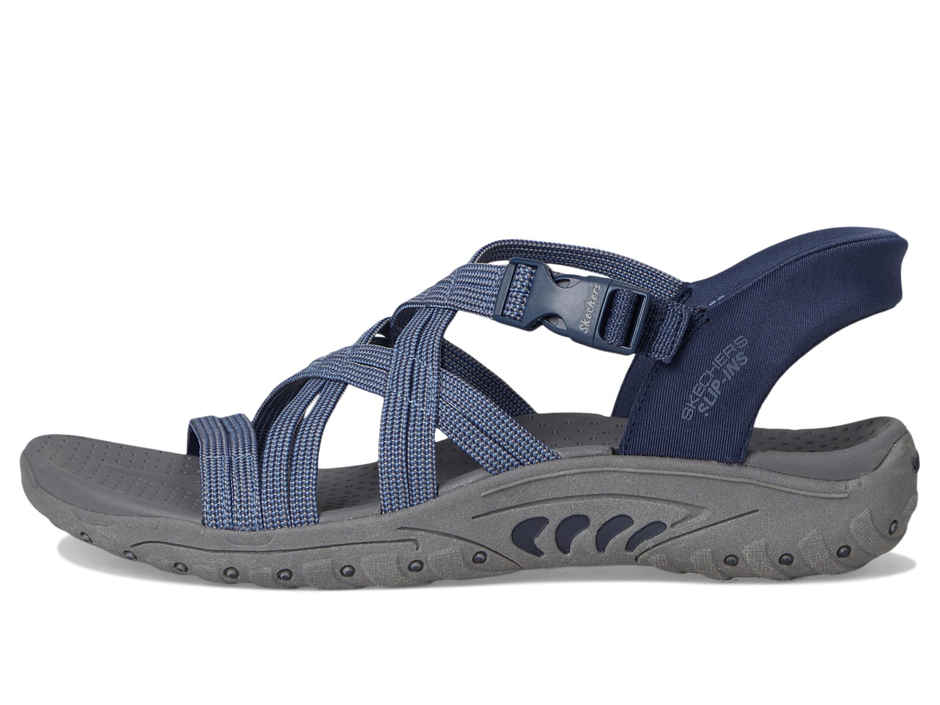 Skechers Damskie Reggae - Morning Light, Granatowy/niebieski, 10