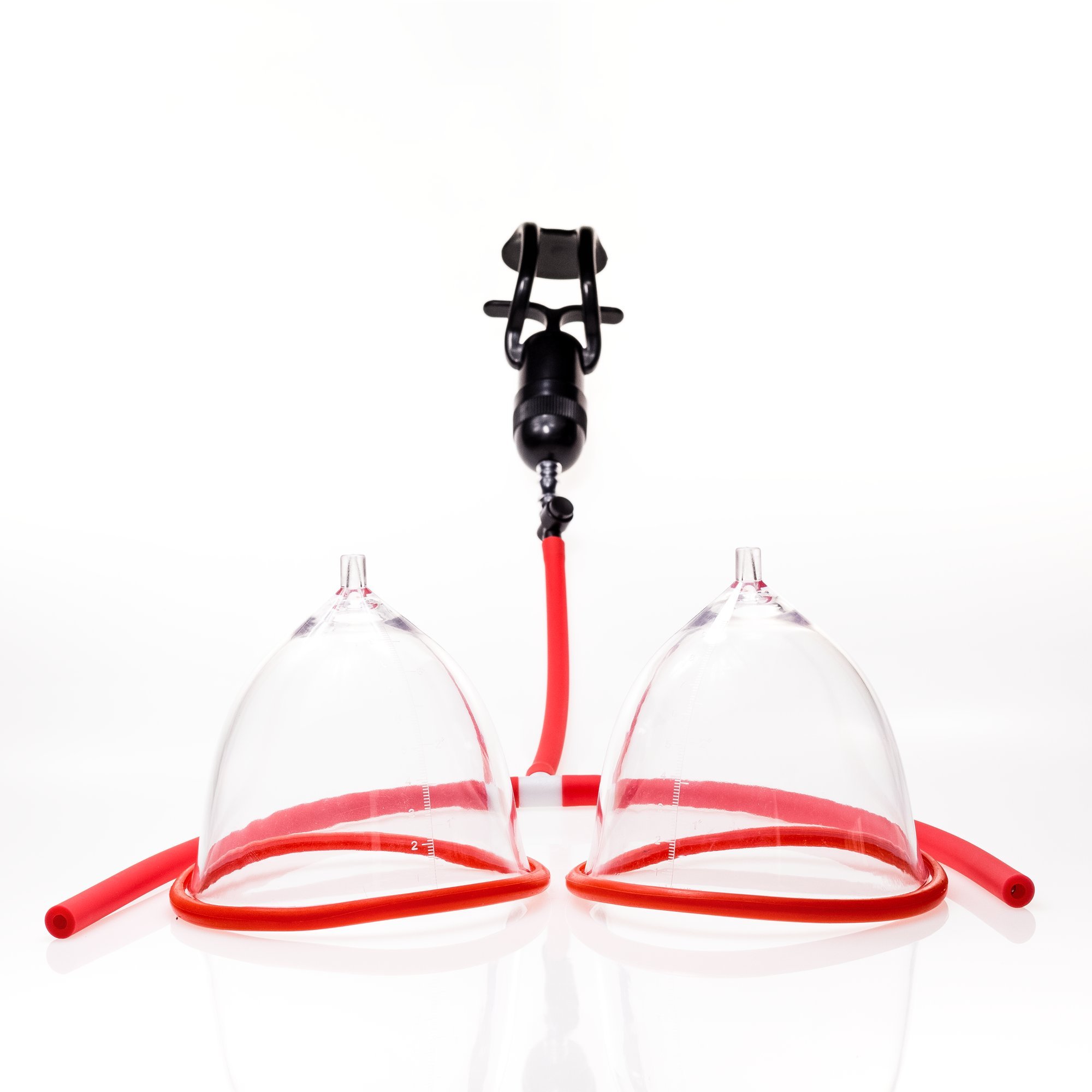 Marielove - Bomba de vacío para pecho (extensor de ventosa de pecho), color rojo