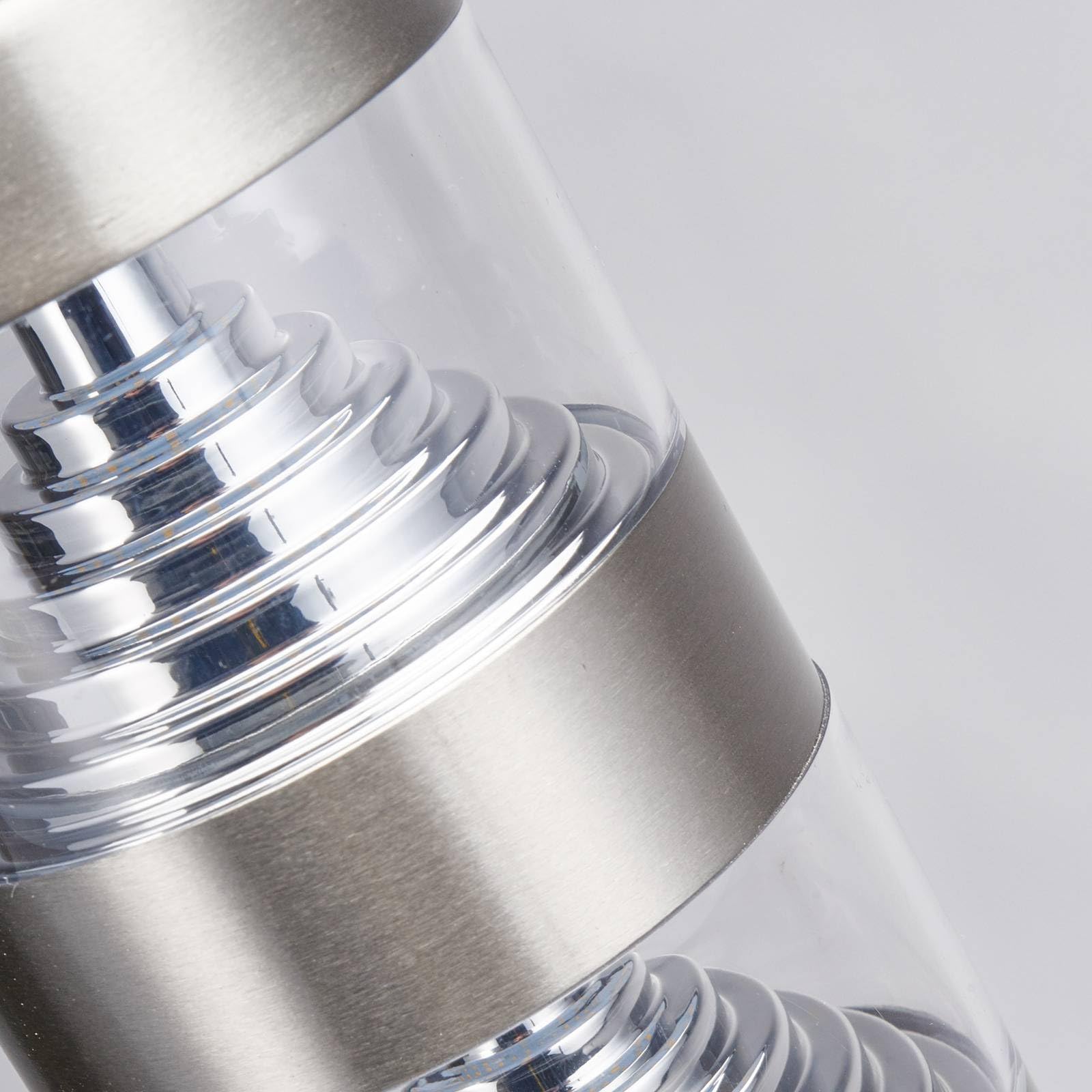 Lindby Lampada LED da esterni (Moderno) colore Grigio, in Acciaio Inox lampadina inclusa lampioncino paletto luminoso lampada viale lampione