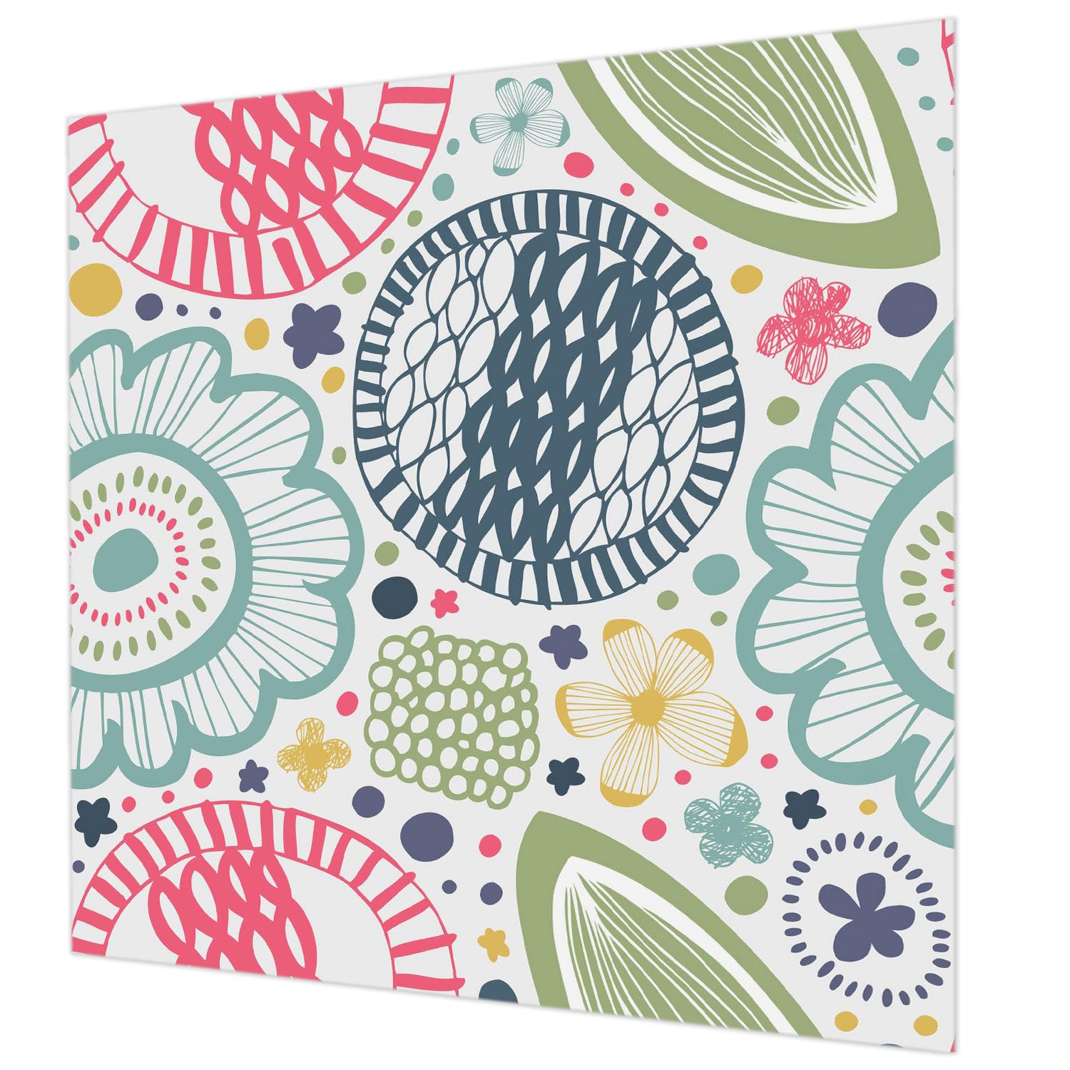 Papier peint intissé 250x250 cm Tulup à motifs floraux pour salon
