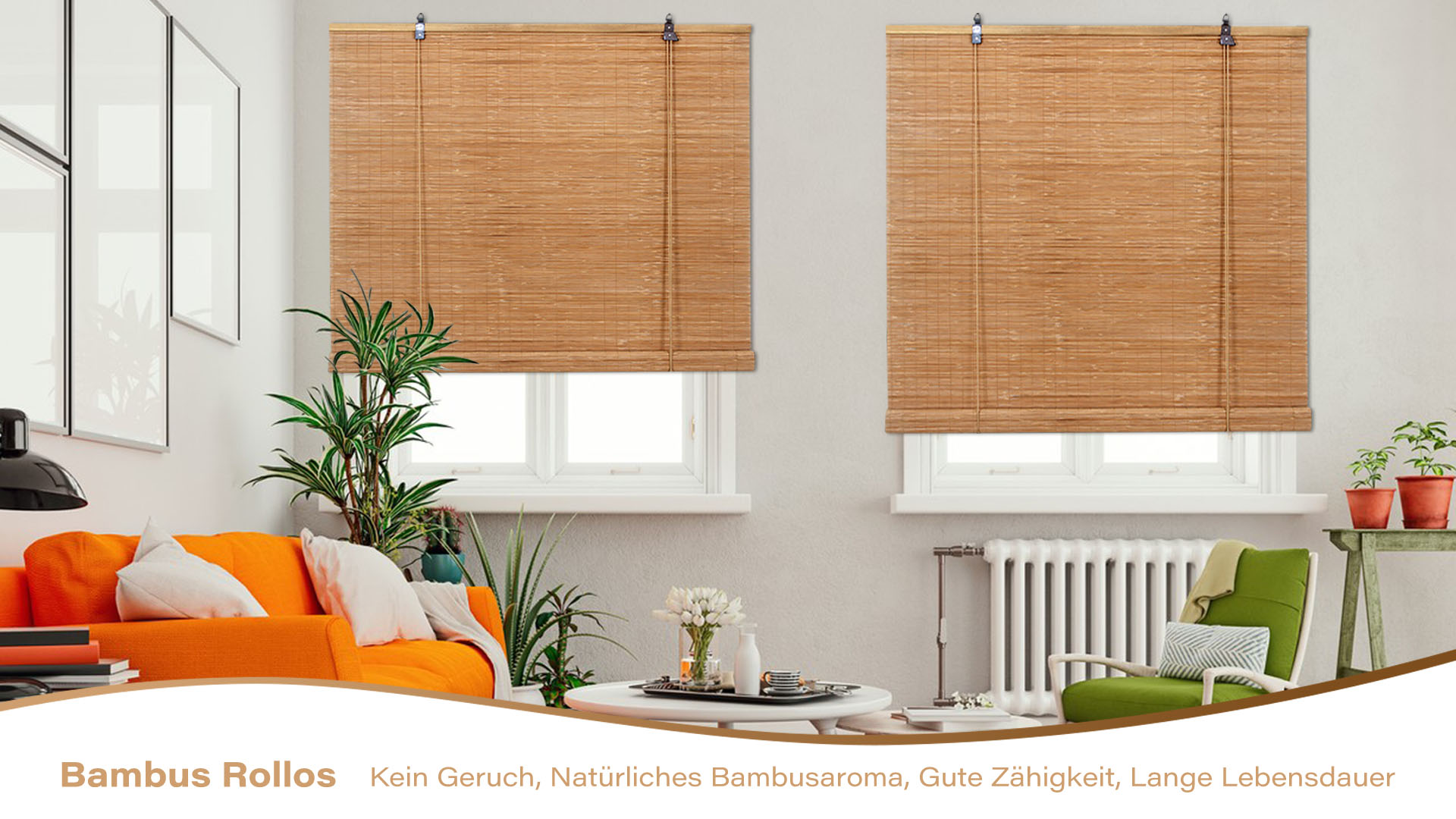 Bambus Jalousien Innen & Auen 70% Lichtfilter - Verstellbare Bambusrollo  Sonnenschutz Sichtschutz Verstellbare Bambus Jalousie