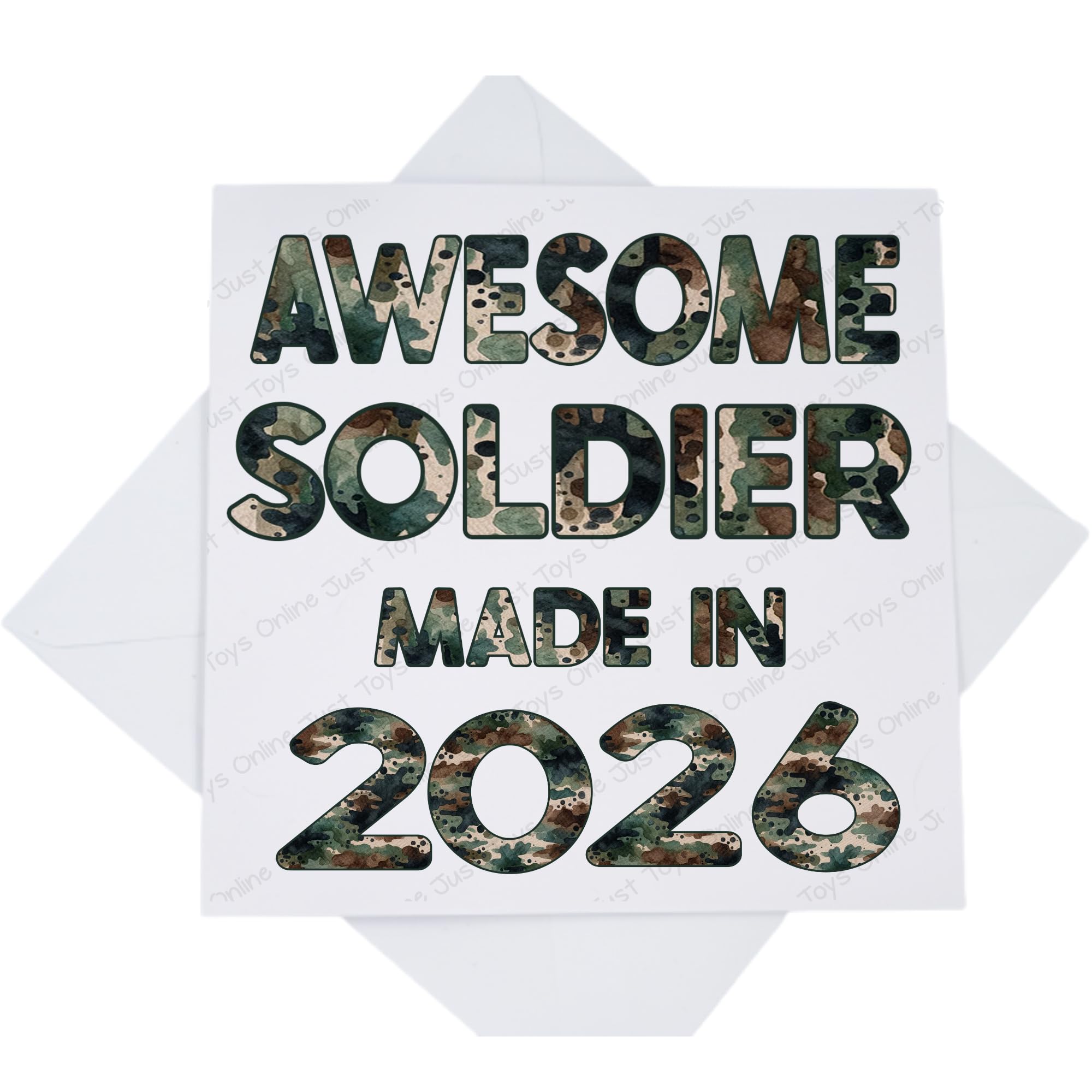 Army Passing Out Card, Awesome Soldier Made in 2026 Passing Out Card for Him Her