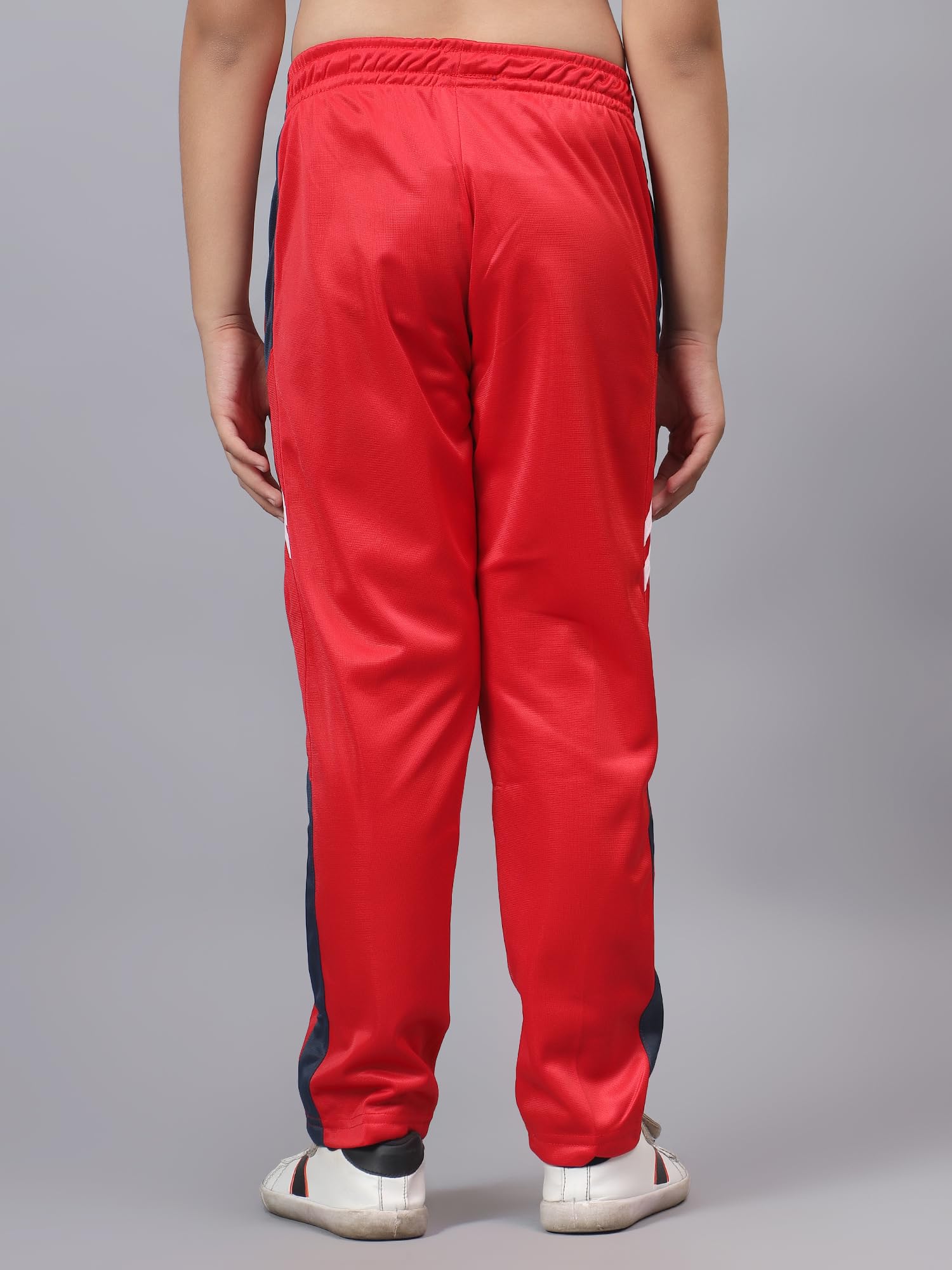 Funkool Kids Regular Fit |Polyster| Cut and Sew Design|Sports Casual Wear| with 2 Side Pockets|Trackpant -Red 1