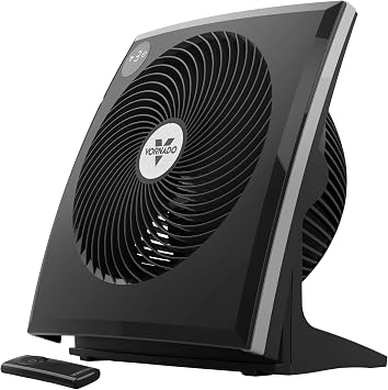 Vornado 279TR Whole Room Circulator with Remote, 1-8 Hour Timer, LED Display, Adjustable Tilt, Black
