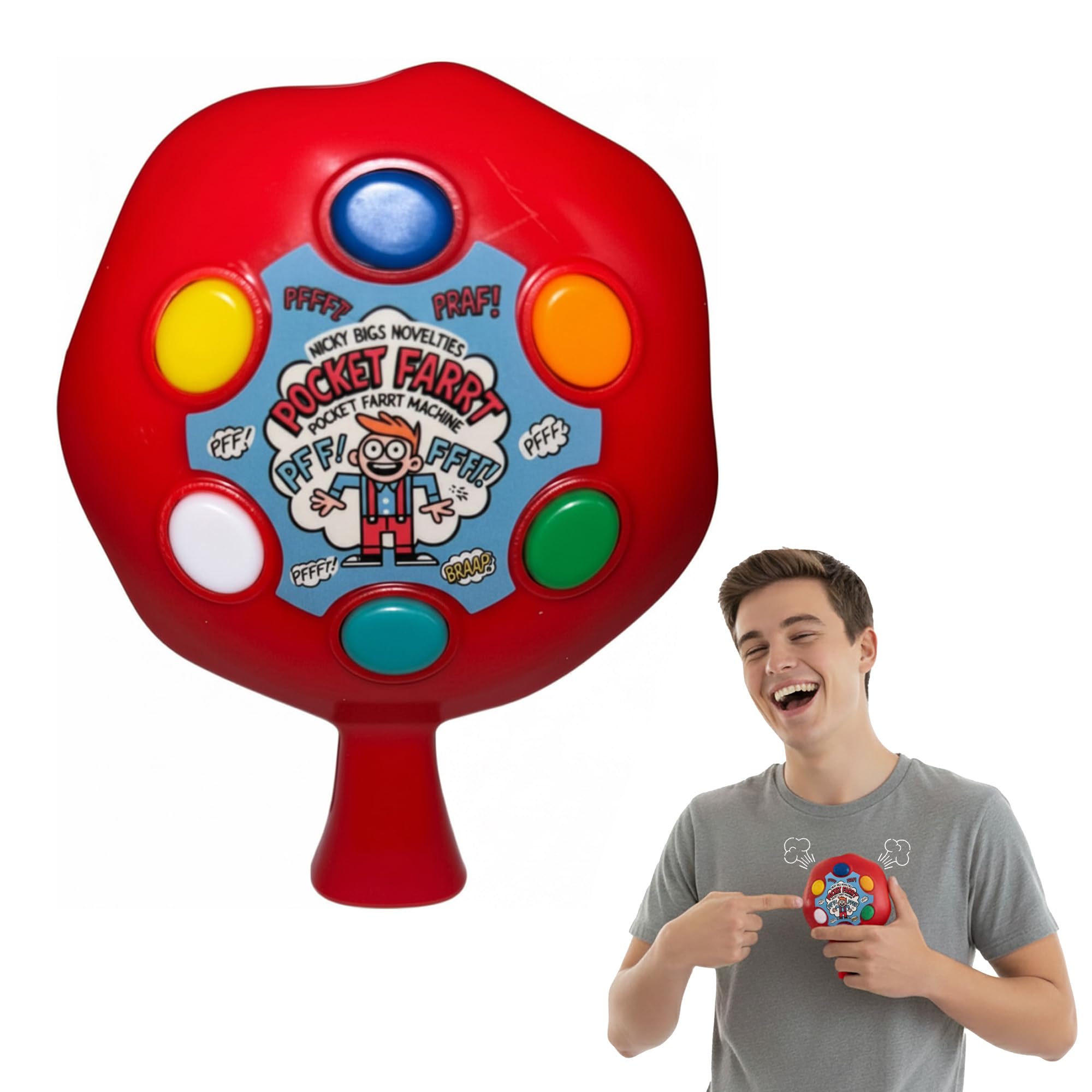 Click to get Nicky Bigs Novelties Fart Machine Mini Pocket 6 Hi