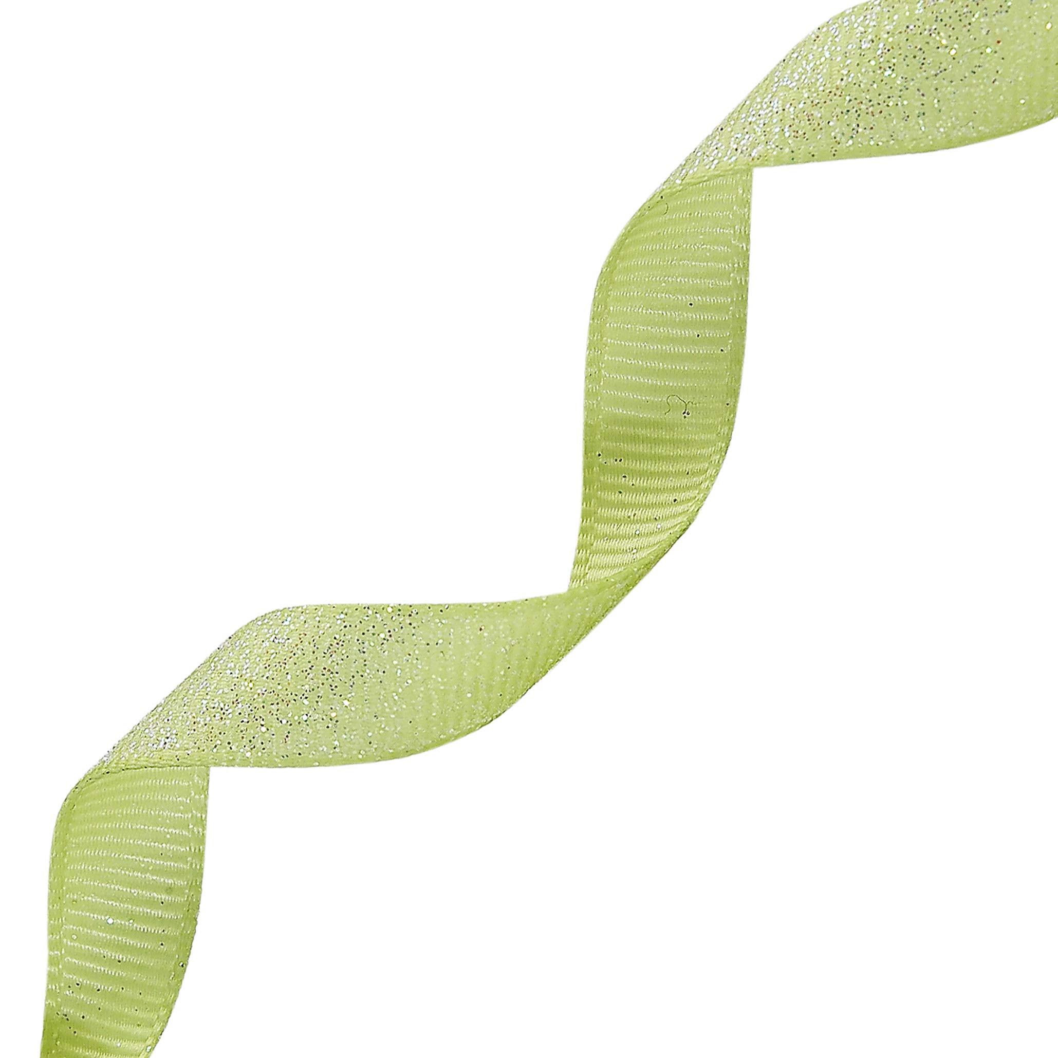Ruban gros grain vert mousse anti-effilochage de 91 m pour attacher et décorer sans limites