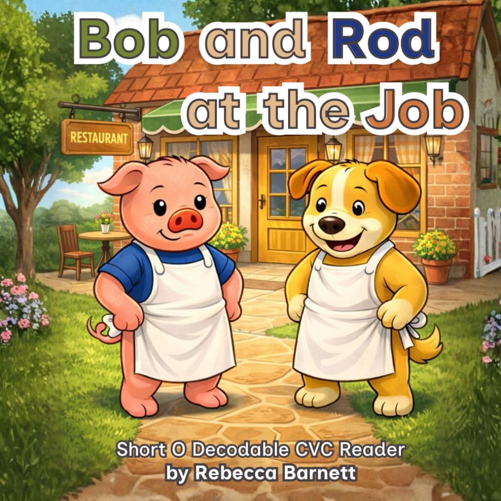 Bob and Rod at the Job: Short O Decodable CVC Reader