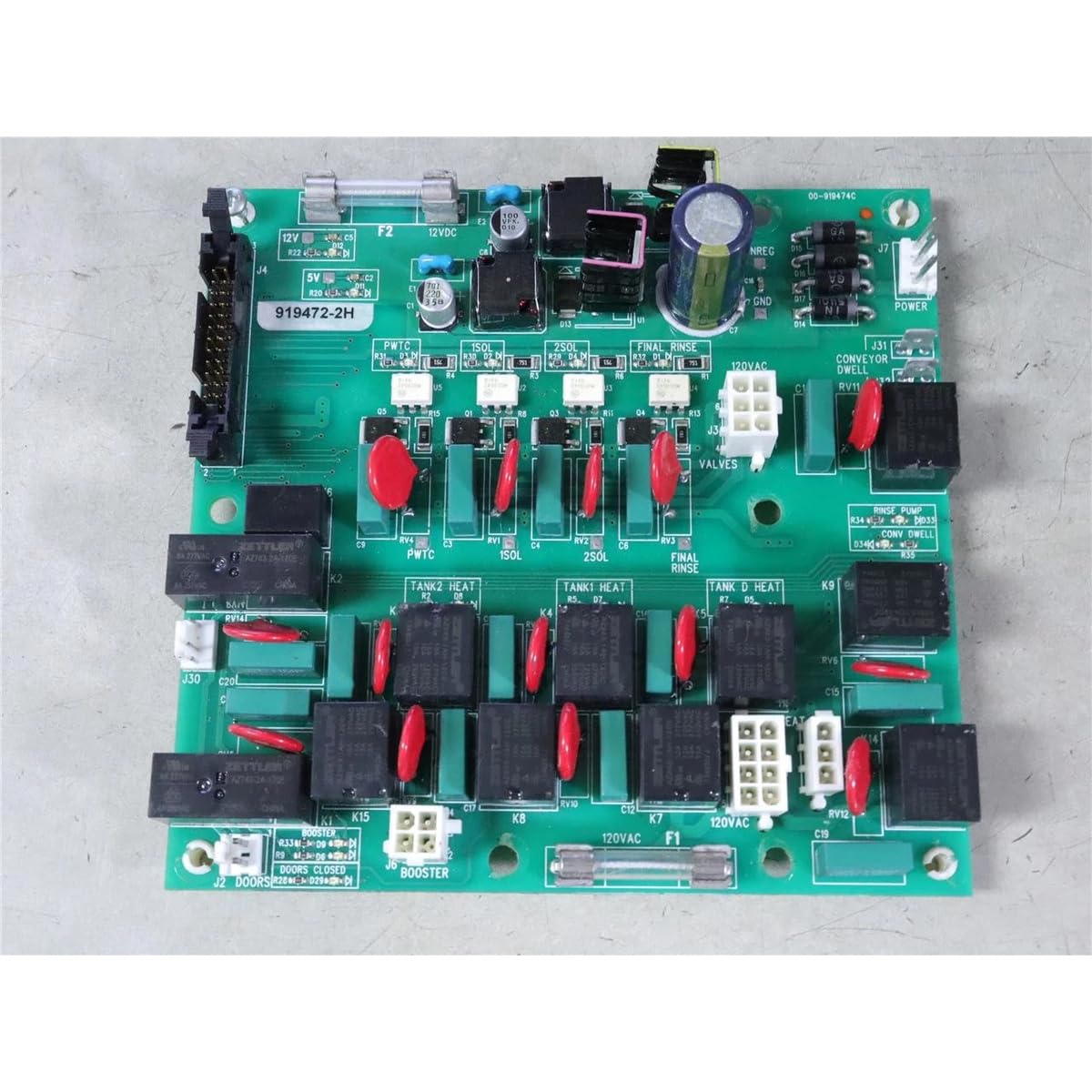 Replacement for Hobart 00-919474C Relay Control Circuit Board Assembly 919472-2H #Tested #Used