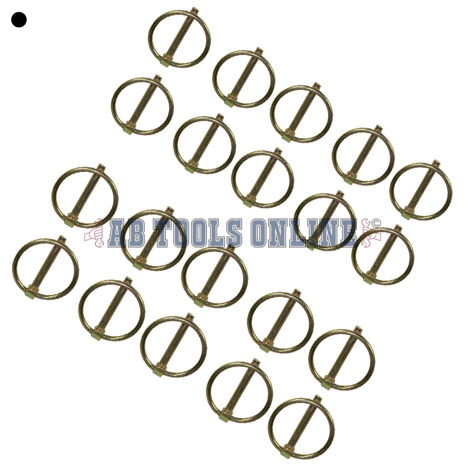 Goupilles 4,5MM Collier Clip (pivot) Lien entre l'axe de verrouillage 20pc semi-remorques
