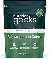 Ashwagandha KSM 66 Complex – 3000mg Enhanced with L-Tryptophan & Vitamin B6 (2 Month Supply) – Ashwagandha High Strength...