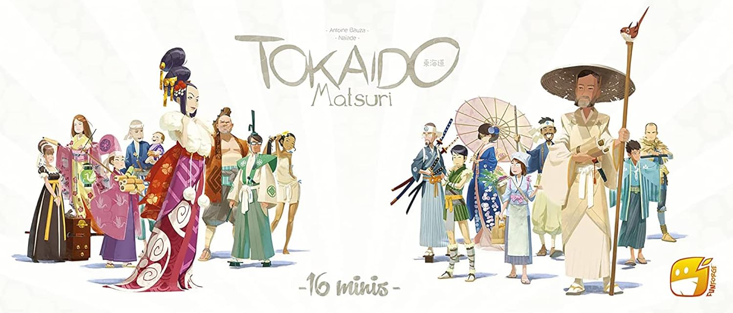 Funforge Tokaido Board Game Matsuri Miniature Figures Accessory Pack | Adventure Game | Exploration Game | Ages 8+ | 2-5 Players | Average Playtime 45 Minutes | Made by Funforge