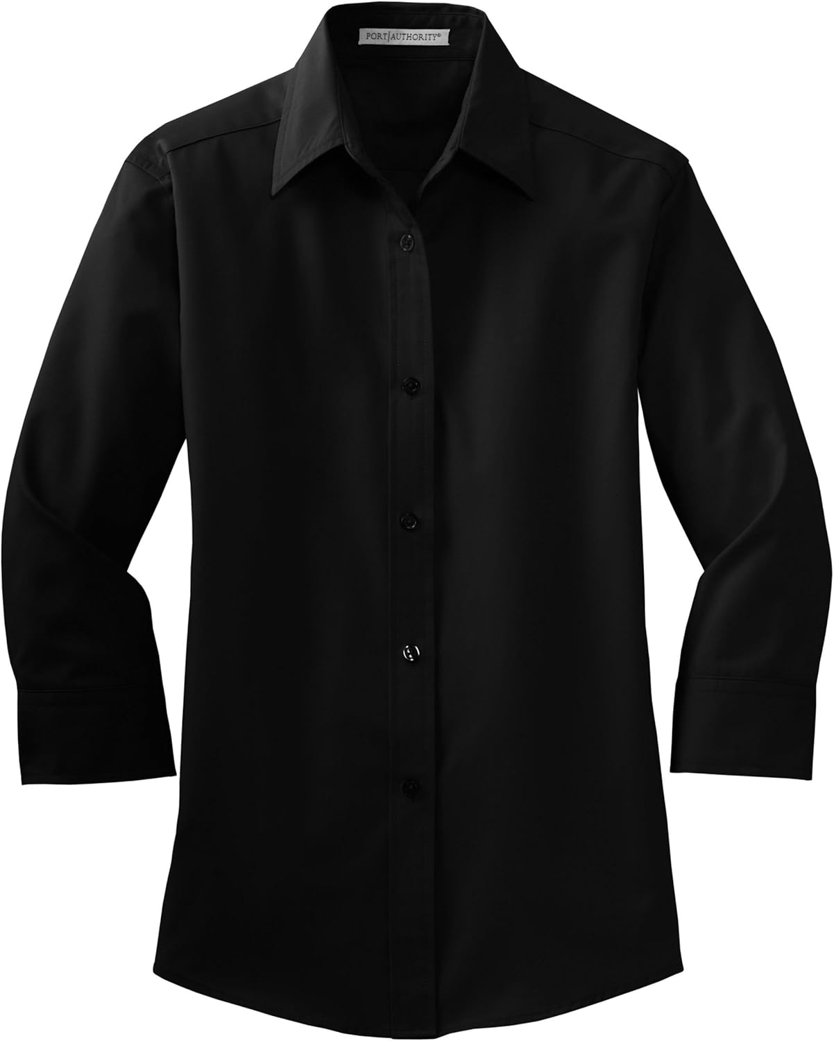 Port Authority Women's 3/4 Sleeve Easy Care Shirt at Amazon Women’s Clothing store Button Down