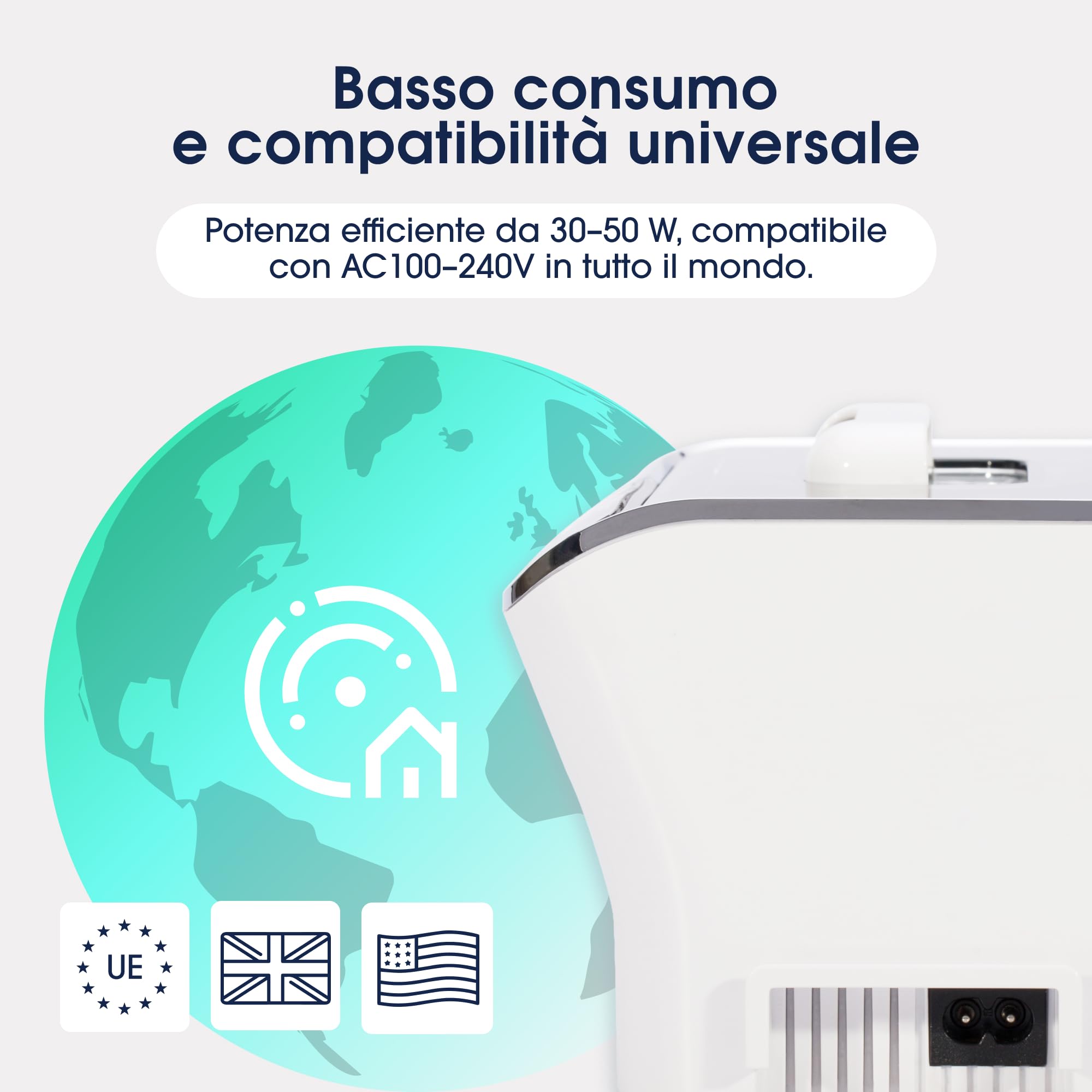 ZENT Pulitore ultrasuoni 42kHz 600ml, Ultrasuoni per pulisci occhiali, Pulizia apparecchio ortodontico, protesi dentarie, gioielli, orologi, invisalign - 5 programmi temporali, Pannello touch LED