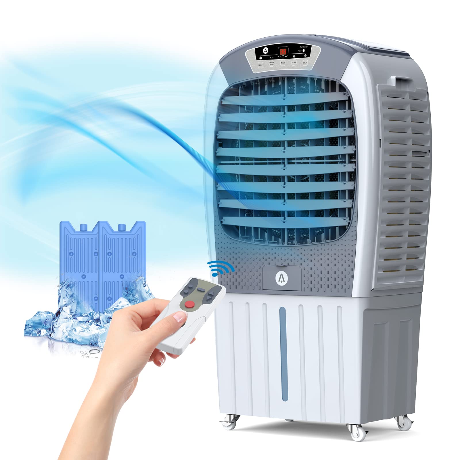 Portable Air Conditioner Fan Rechargeable Air Conditioner Fan With