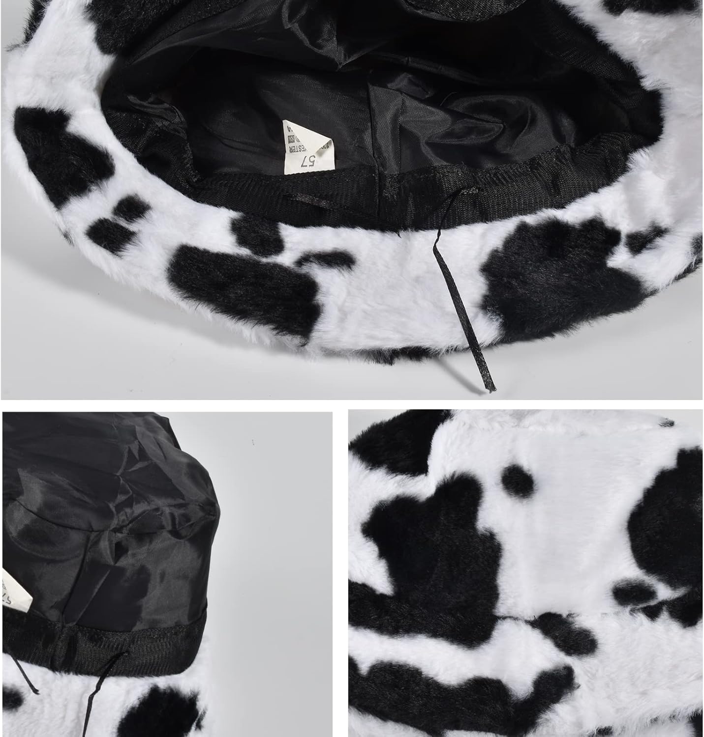 Winter Soft Faux Fur Plush Bucket Hat, Lovely Fisherman Cap, Fashion Outdoor Thick Warm Sun Cap for Women - Image 4