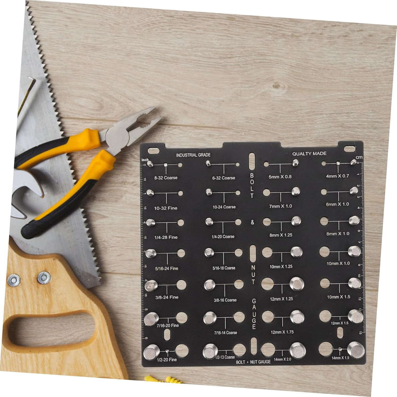 Thread Gauge Bolt Thread Identifier Precise Measurement Robust Material Versatile Use