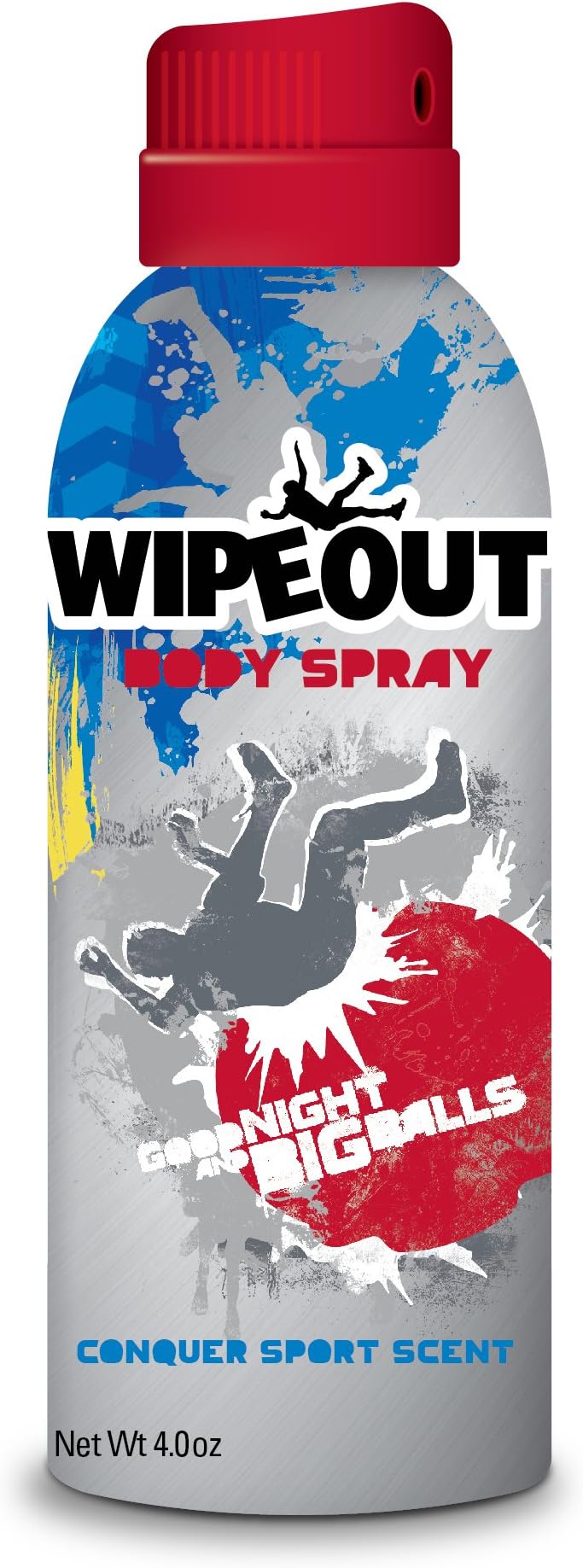 Wipeout Body Spray for Men, 4 Fluid Ounce