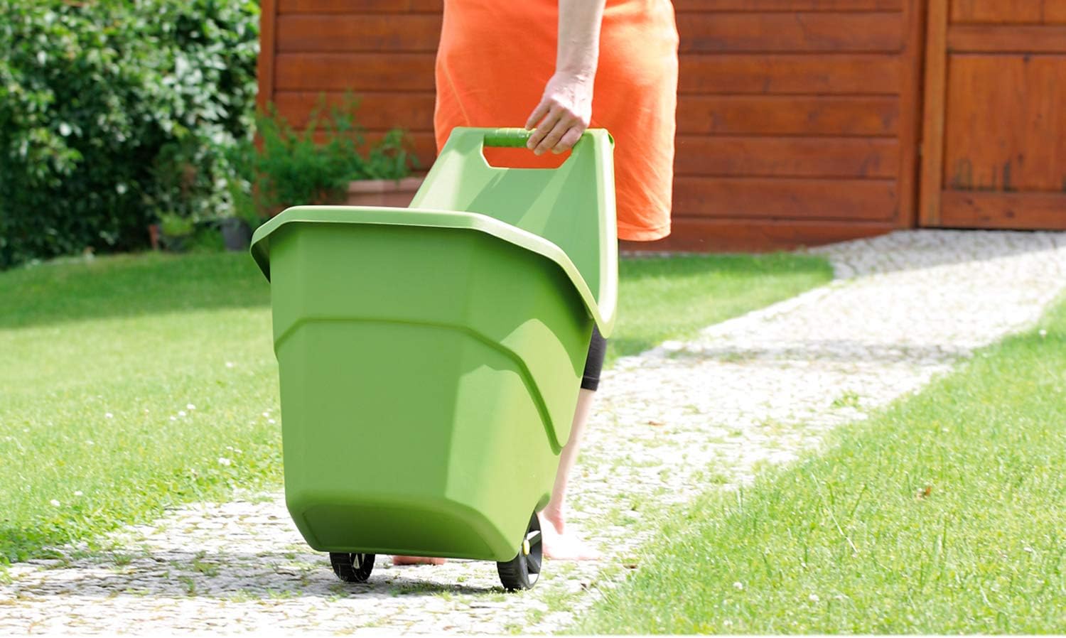 Zanvic Multi-Purpose Wheelbarrow for Jardin Model Load and Go II 85 LTS. Green, 98 x 61 cms
