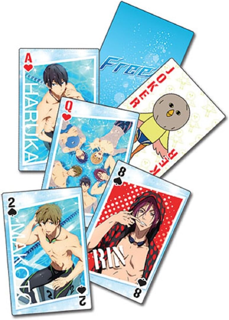 Free! Iwatobi Swim Club: Haruka, Makoto, Rin Group Playing Cards