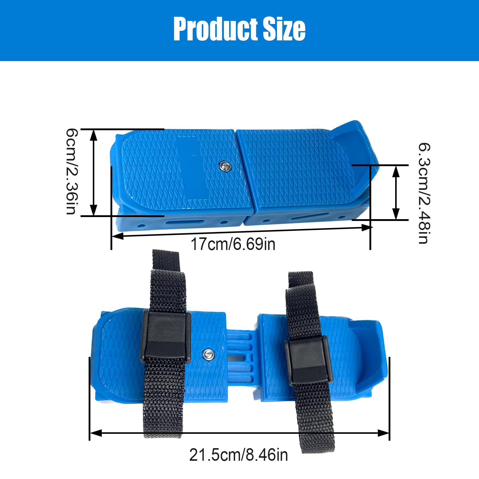 HSOKEW Toddler Ice Skates, Double Runner Skates Adjustable Kid Ice Skates with Fastener Strap Training Support Learn to Skate for Outdoor, Birthday Gifts, Suitable for US Y6-Y13, EU24-30