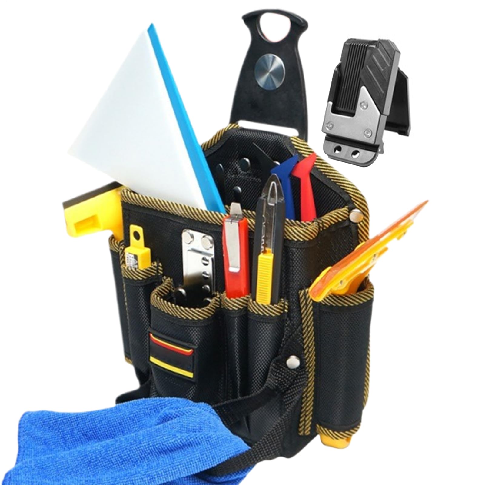 tasche multiple per tecnici, organizer per attrezzi, grande capacità, per lavoratori e adulti
