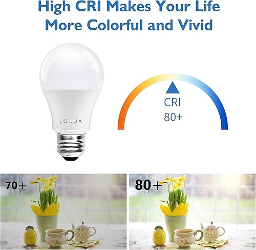 Miniatura 10 de Bombillas LED A19 de 3 vías, equivalente a 40 60 100 vatios, base E26, 5915W, 50010001500LM3000K (blanco cálido)120V3WAY atenuación, bombilla