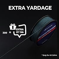 Vista 5 de KastKing Hilo de pescar trenzado superpotente –Sedales trenzados resistentes a la abrasión –Superlínea increíble – Cero estiramiento – Pequeño