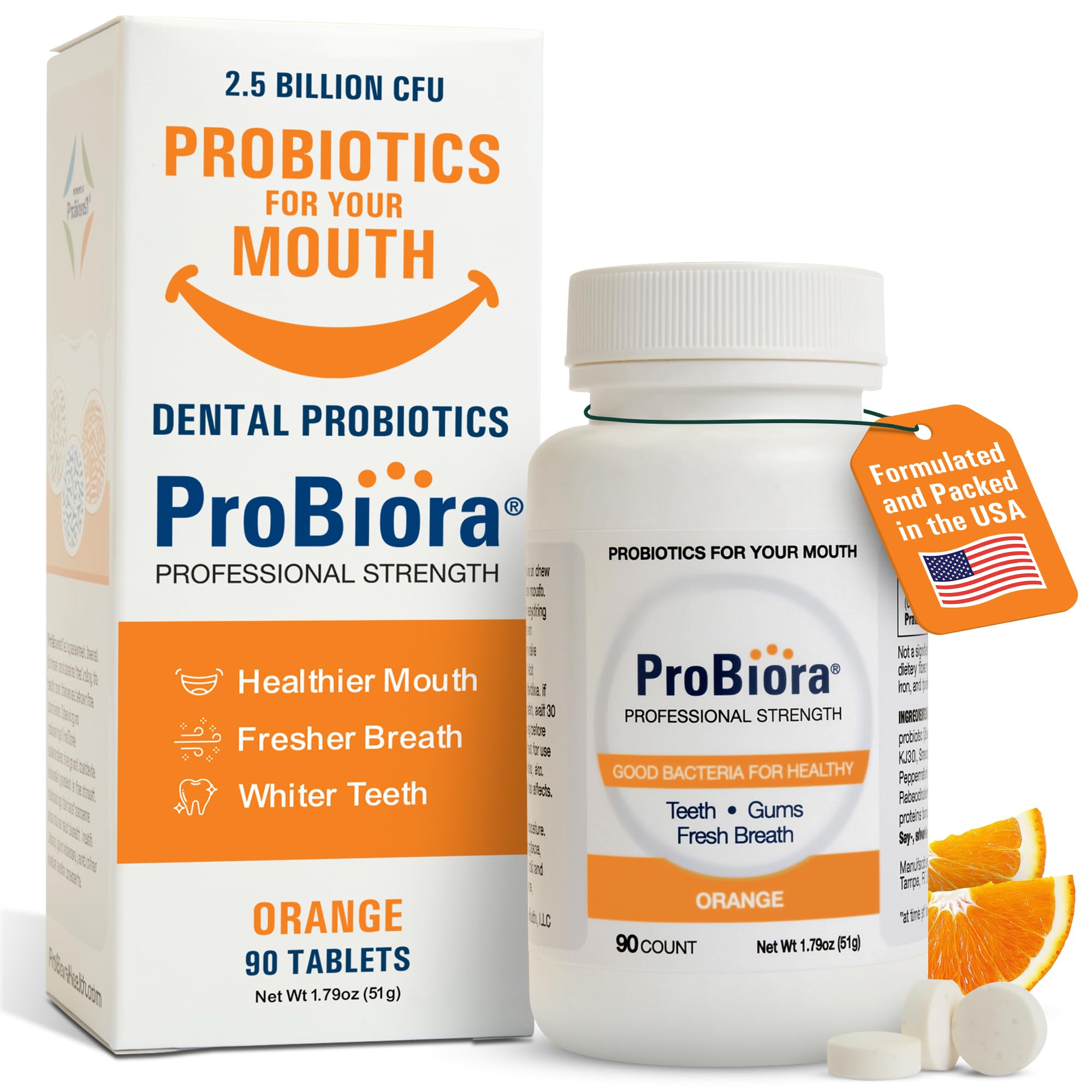 ProBiora Health - ProBiora Professional Potency オーラルプロバイオティクス 歯と歯茎用 | 口腔衛生のための歯科プロバイオティクス