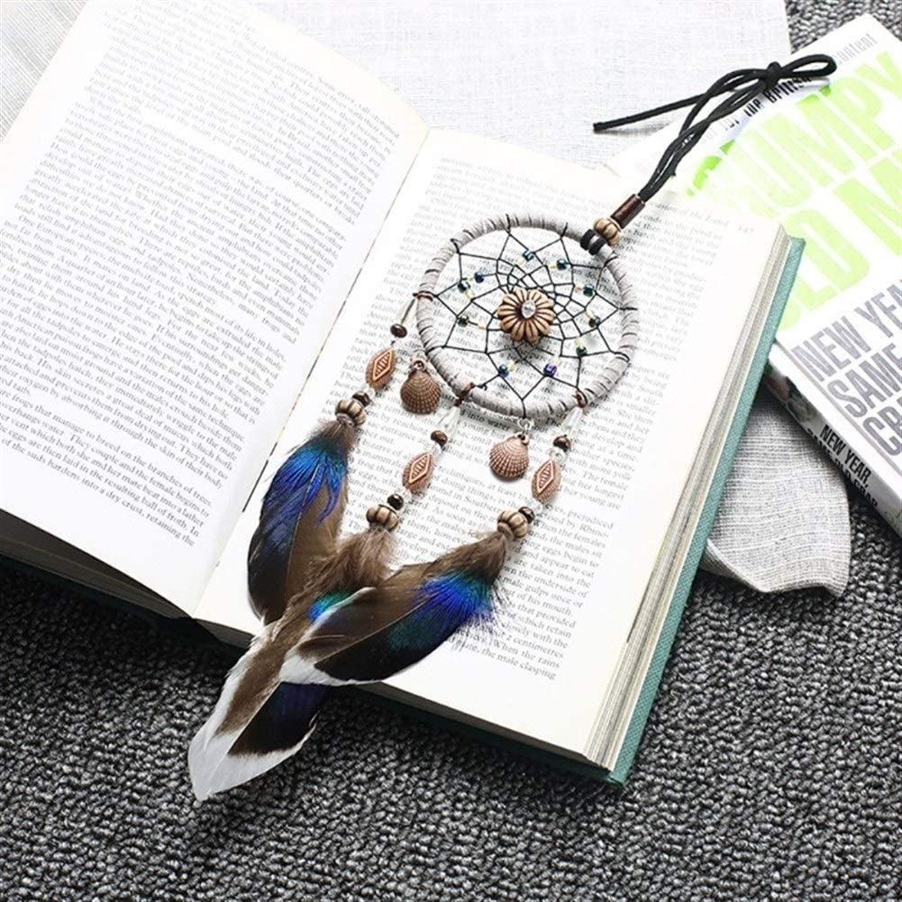 Windspiele, Handgemachte Kleine Traumfänger Muscheln Traumfänger Windspiele Auto Anhänger Wandbehang Ornamente Wohnkultur Hängendes Wind Chimes