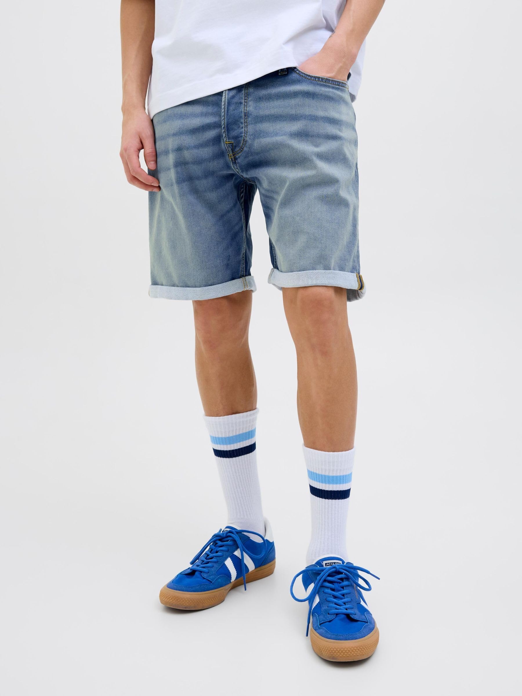 JACK & JONES - Jjirick Jjicon I.k. Pantaloncini MF 129 SN, Pantaloncini Uomo