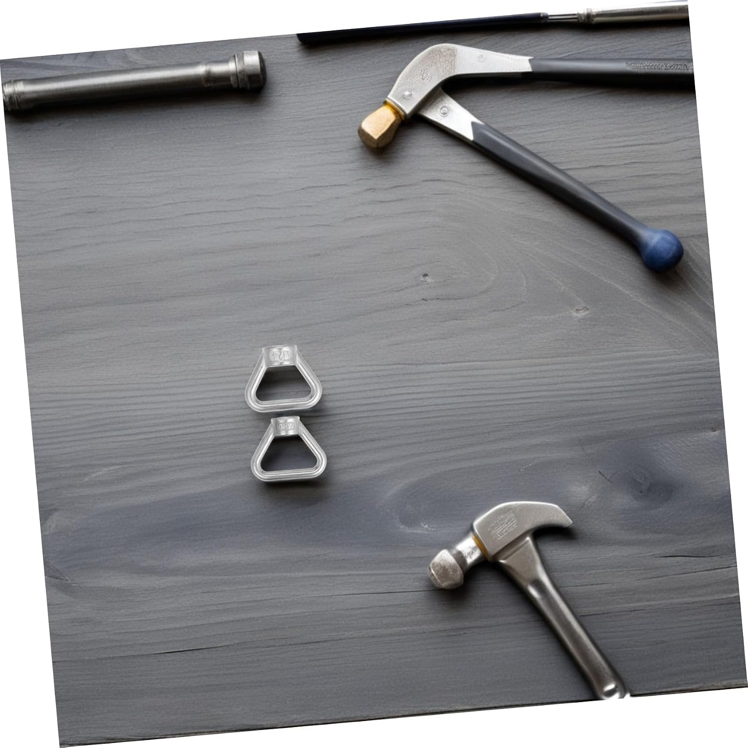 2pcs Triangle Lifting Eye Nut Heavy Duty Stainless Steel Threaded Fastener for Rigging and Industrial Use