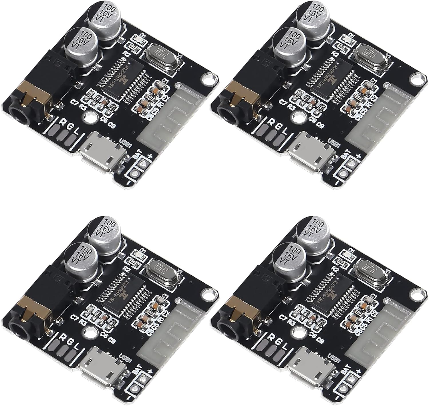 4Pcs Bluetooth Audio Receiver Board VHM-314 Bluetooth 5.0