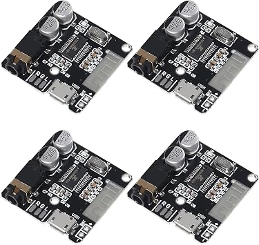 4Pcs Bluetooth Audio Receiver Board VHM-314 Bluetooth 5.0 MP3 Lossless Decoder Board Wireless Stereo Music Module 3.7-5V