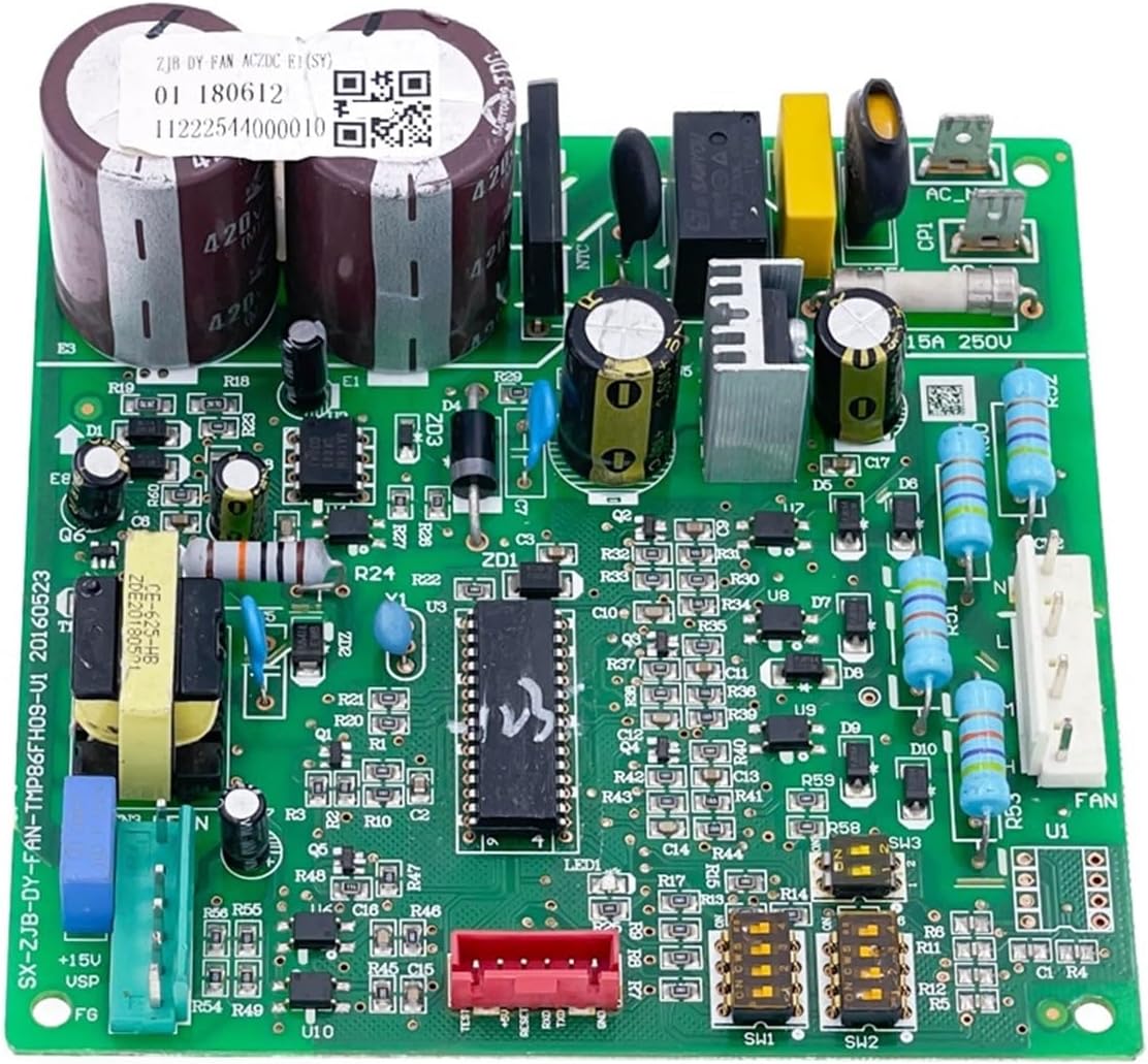 Compatible for AUX， Central Air Conditioner Control Board ZJB-DY-Fan-ACZDC-E1(SY) Module Circuit PCB 11222544000010 Conditioning Parts
