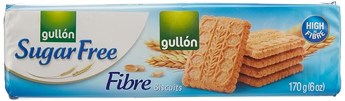 Gullon Sugar Free Fibre Biscuits, 170G