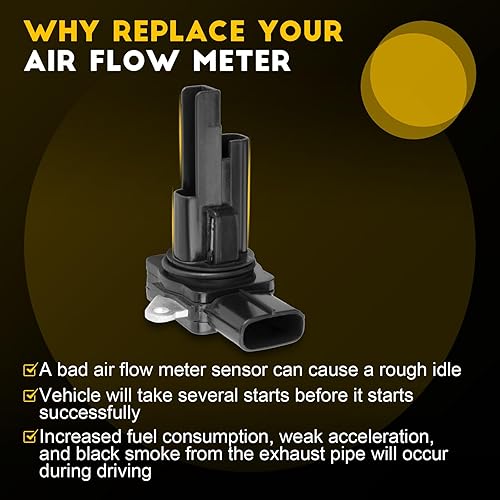 Miniatura 2 de OCPTY Sensor de flujo de aire masivo 22680AA380, 22680AA38A Compatible para 2008-2016 para Subaru Forester, 2008-2016 para Subaru Impreza, 2013-2016