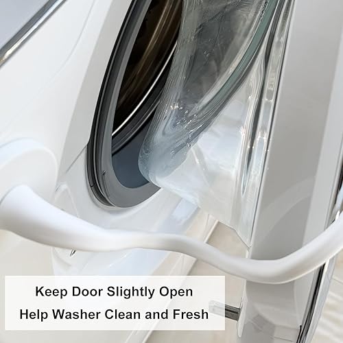 Miniatura 3 de Soporte y soporte para puerta de arandela de carga frontal, tapón magnético de puerta con imán fuerte y manguera flexible, mantiene la puerta de la