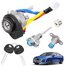 Ignition Switch Lock Cylinder with Keys Fit for 2015-2019 Hyundai Sonata