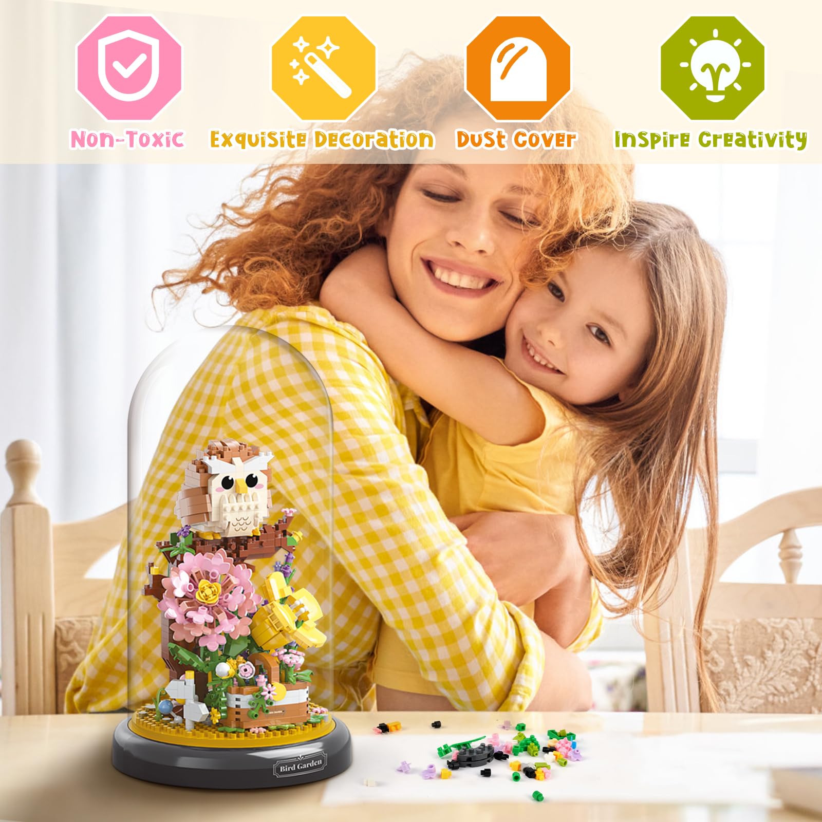 Bouquet De Construction, Blocs De Construction, Fleurs Artificielles