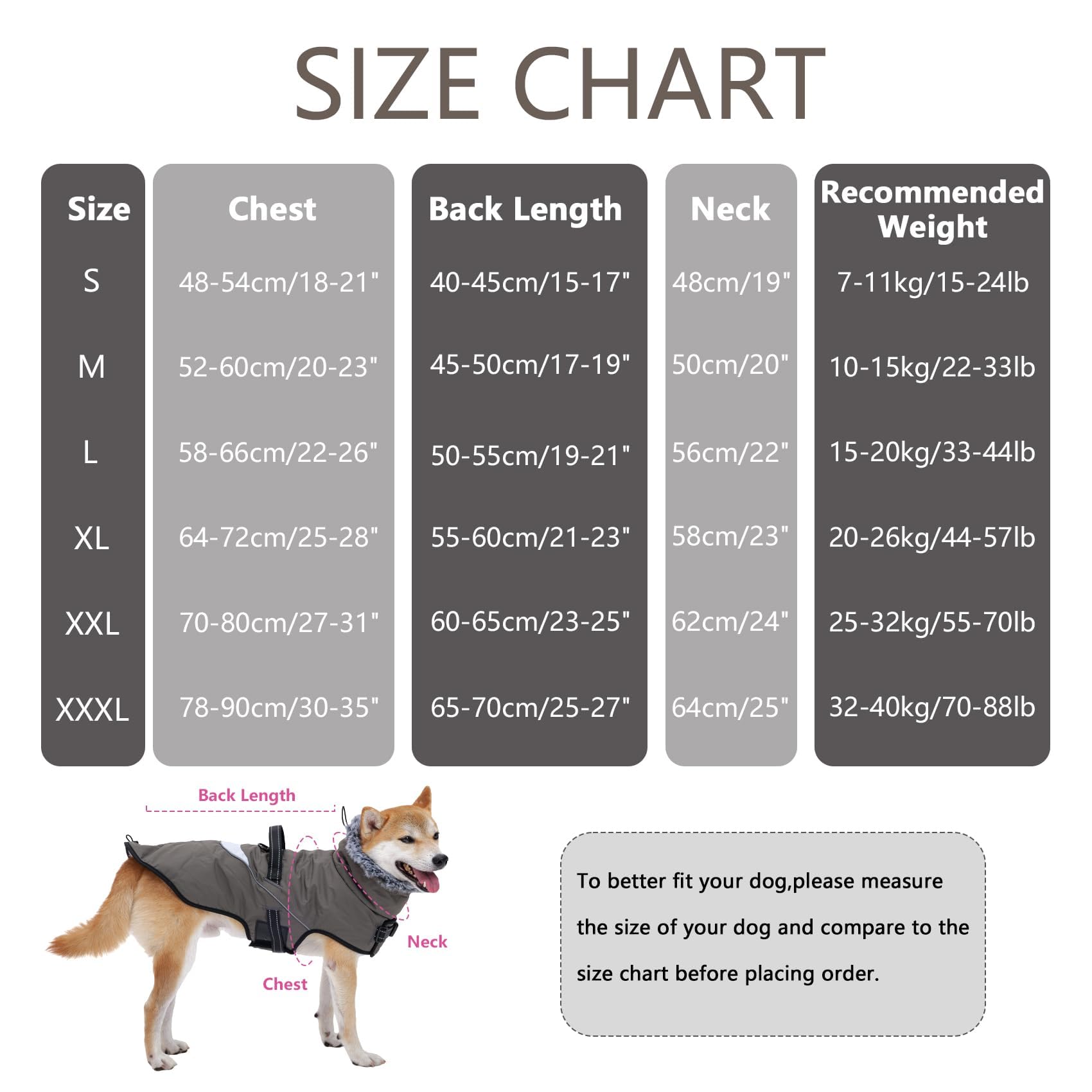 LIANZIMAU Manteau pour Chien imperméable avec Harnais, Manteau d'hiver pour Chien, Manteau Chaud avec réflecteurs pour Chien de Petite, Moyenne et Grande Taille, Manteau pour Temps Froid