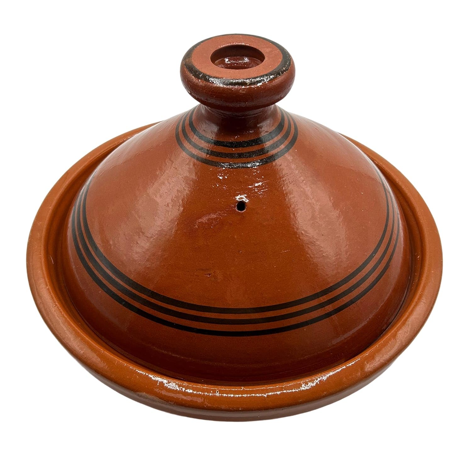 Tajine XL 35 cm in Terracotta Dipinta a Mano – Pentola Tradizionale Marocchina/Tunisina + Ebook Gratuito 1404251101