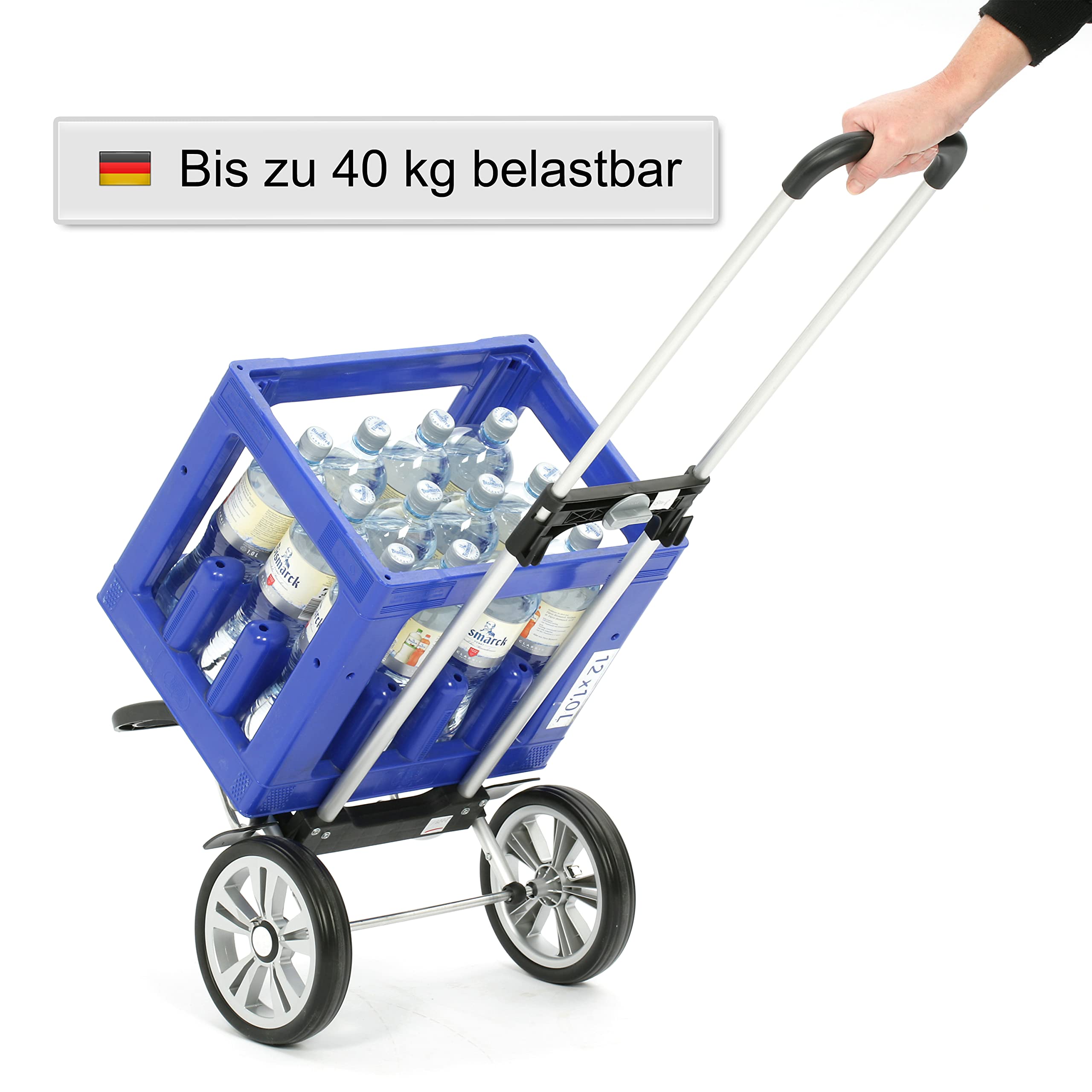 ANDERSEN Einkaufstrolley - Alu Star Shopper Vigo Mint 46 L einkaufen,hochwertig, Aluminium, höhenverstellbar, Räder abnehmbar