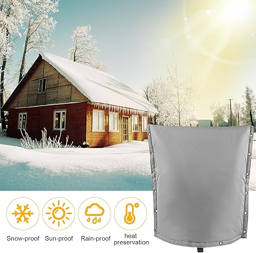 Miniatura 6 de Cubierta de prevención de reflujo Bolsa aislada,Cubierta de aislamiento de tubería al aire libre,Cubierta de aislamiento de tubería de invierno