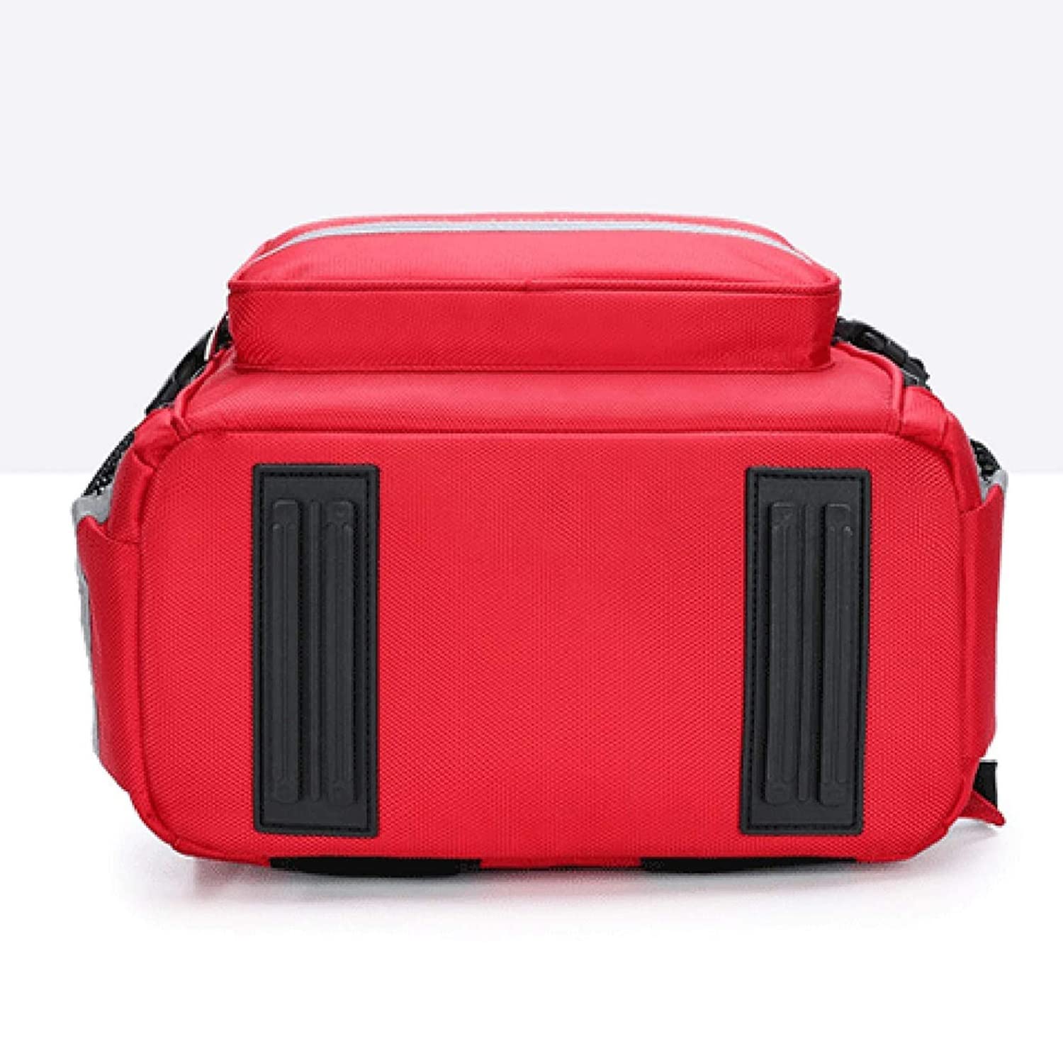 Tragbares Erste-Hilfe-Set Erste-Hilfe-Tasche Trauma-Rucksack leer, medizinisches Notfall-Überlebens-Set für EMS, Camping, Wandern, Gesundheit zu Hause, Exkursionen (Color : Red)