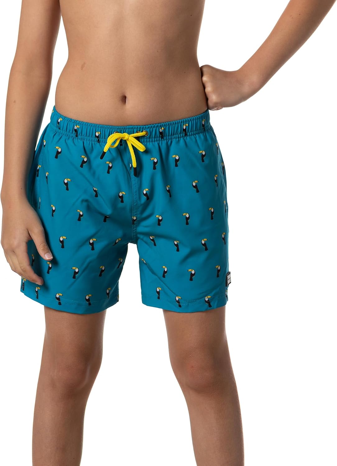Third Wave Boys Swim Trunks with Compression Liner - Premium Kids Swim Shorts, Swim Suit, and Bathing Suit for Swimming