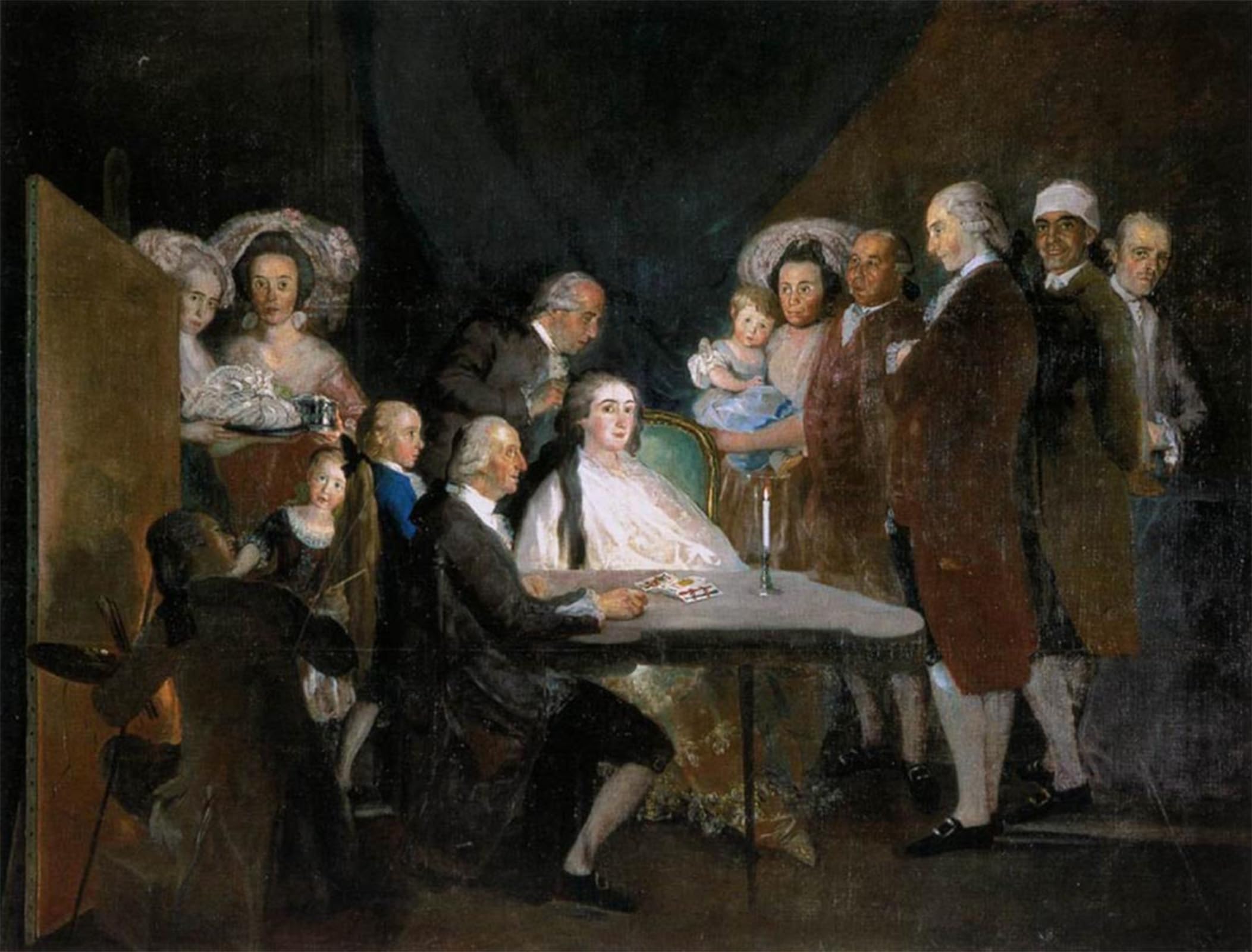 SERENDIPITP Aesthetic Poster Photo Wall Print Retro Picture The Family of the Infante Don Luis Francisco de Goya Modern Wall Artwork for Home Decor 60x90cm